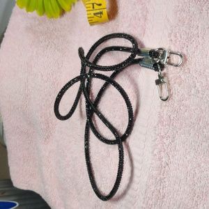 Replacement Black Sparkling Crossbody Chain 47"